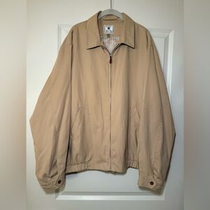 Peter Millar Beige Zip-Up Jacket Men’s Size XXL